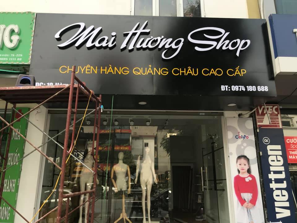 biển quảng cáo shop thời trang